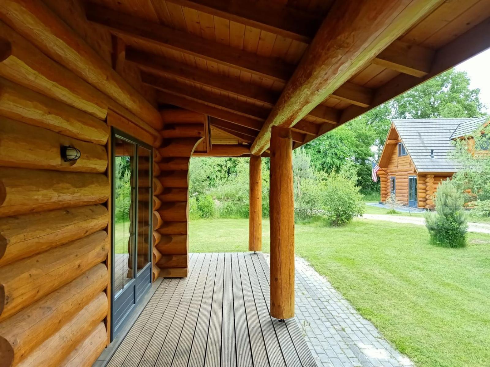 Unieke Houten Villa Met Sauna In Twente - 6P Den Ham Exterior foto